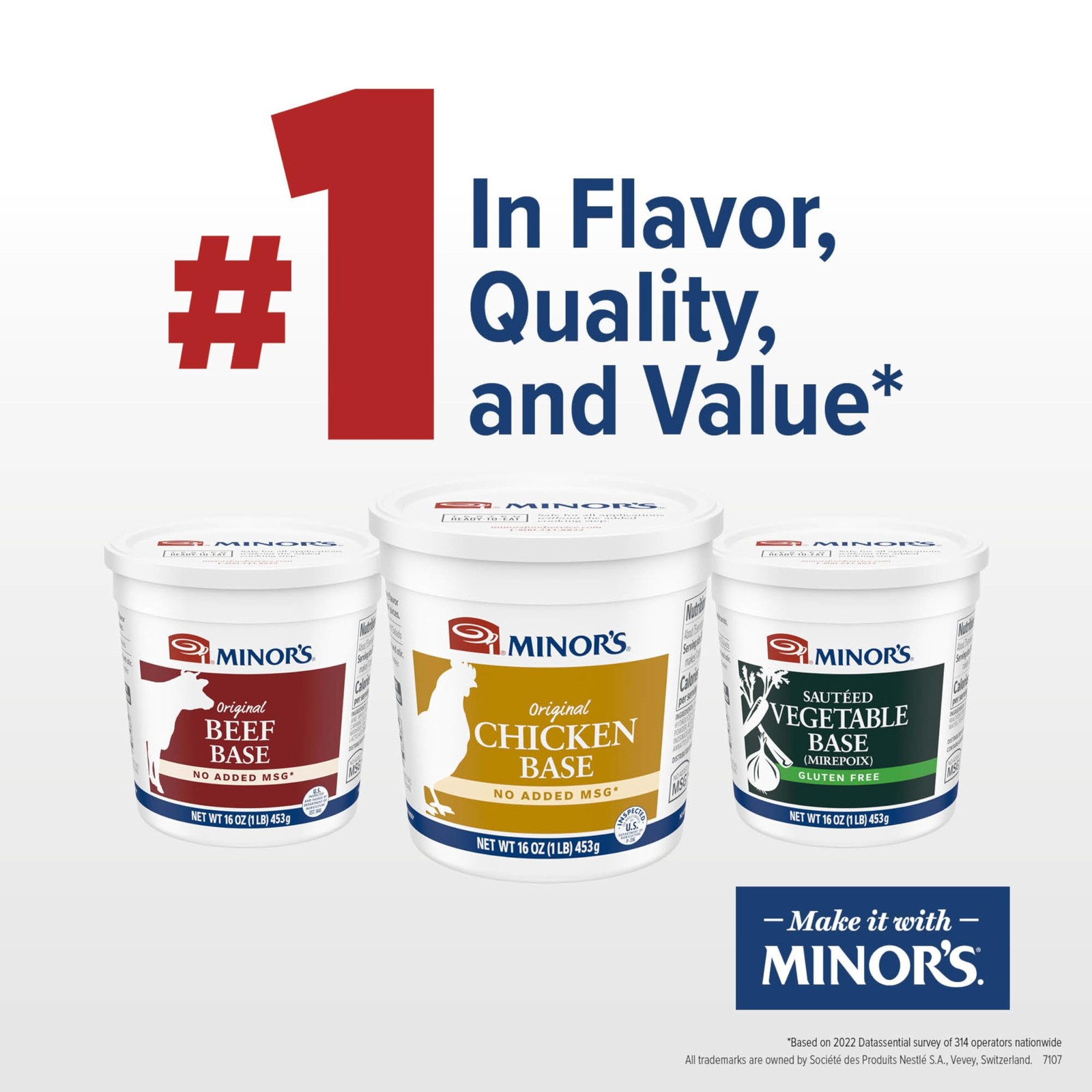 Minor’s Chicken Base Concentrate 16 Ounce No Added MSG for Soups Sauces Marin…