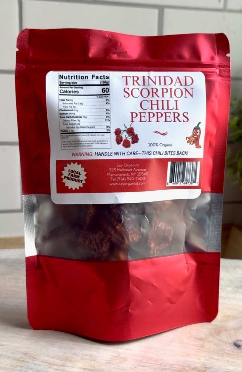 Trinidad Scorpion Chili Peppers Dried Super Hot + Free hot sauce Recipe!