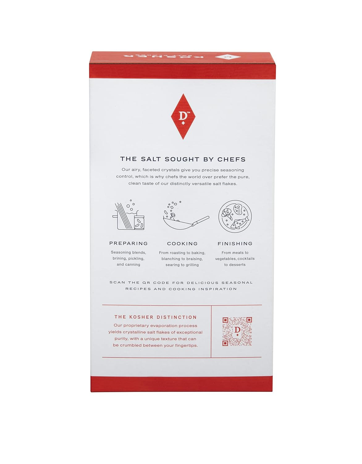 Kosher Salt – Full Flavor, No Additives – Pure and Natural since 1886-3 Pound (N