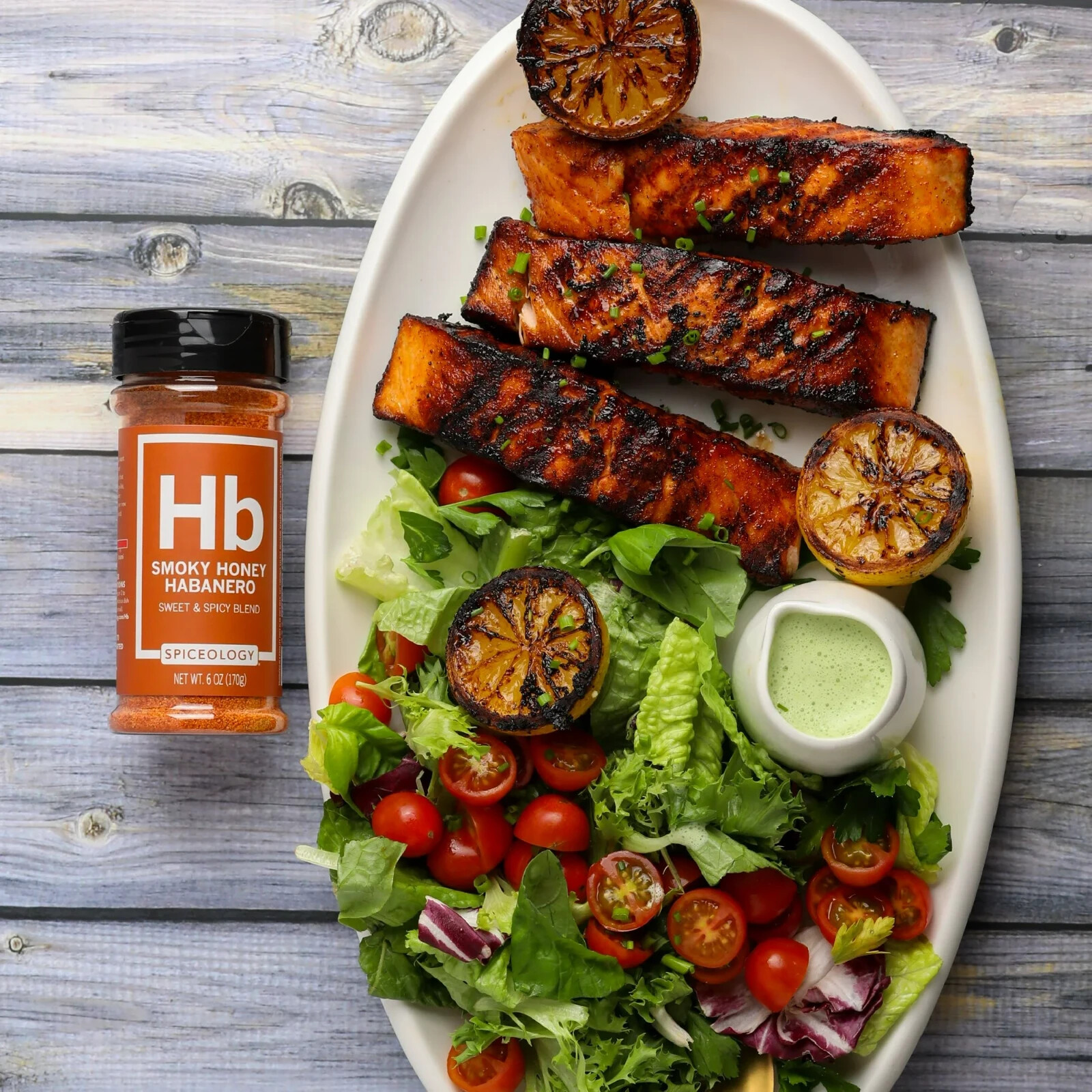 Spiceology Smoky Honey Habanero BBQ Seasoning Blend Sweet & Spicy 6 oz
