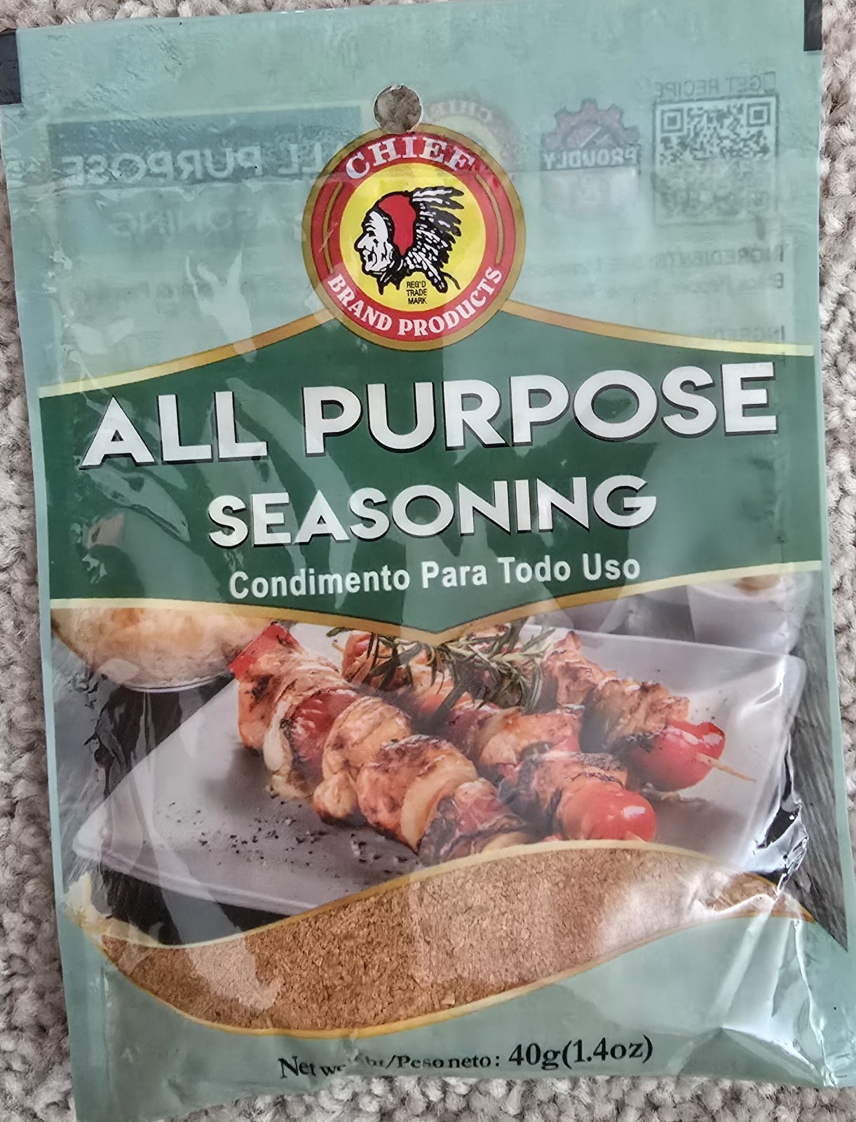 3 Pack Chief All Purpose Seasoning 40 g Product of Trinidad