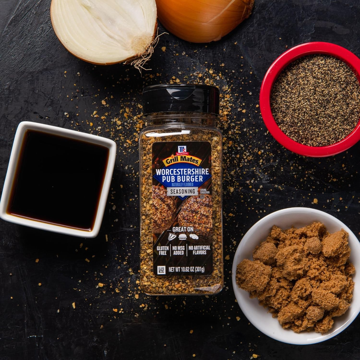 Worcestershire Pub Burger Seasoning 10.62 Oz