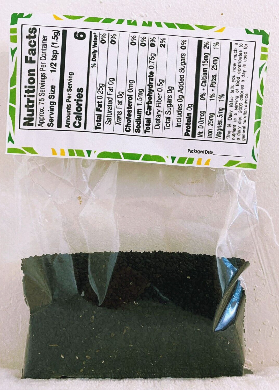 Mother Earth’s Black Cumin Seed / Comino Negro Entero 3oz