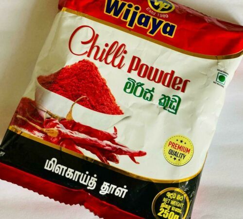 250g Sri Lankan WIJAYA Red Chilli Powder Pure Nathural Ceylon Species
