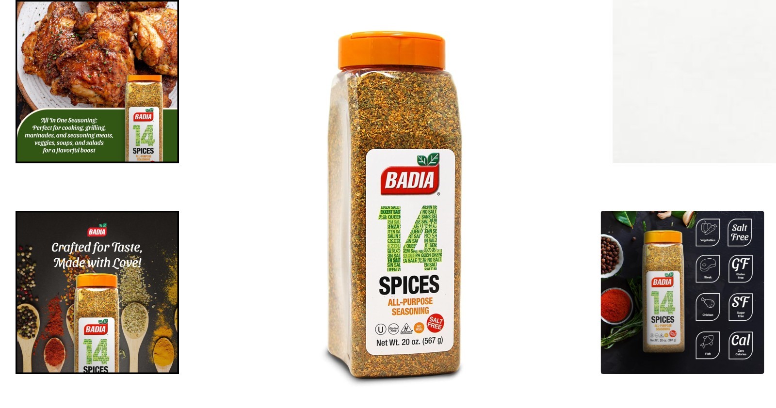 14 Spice Salt-Free Seasoning – Elevate Your Meals with Natural Ingredients 20oz