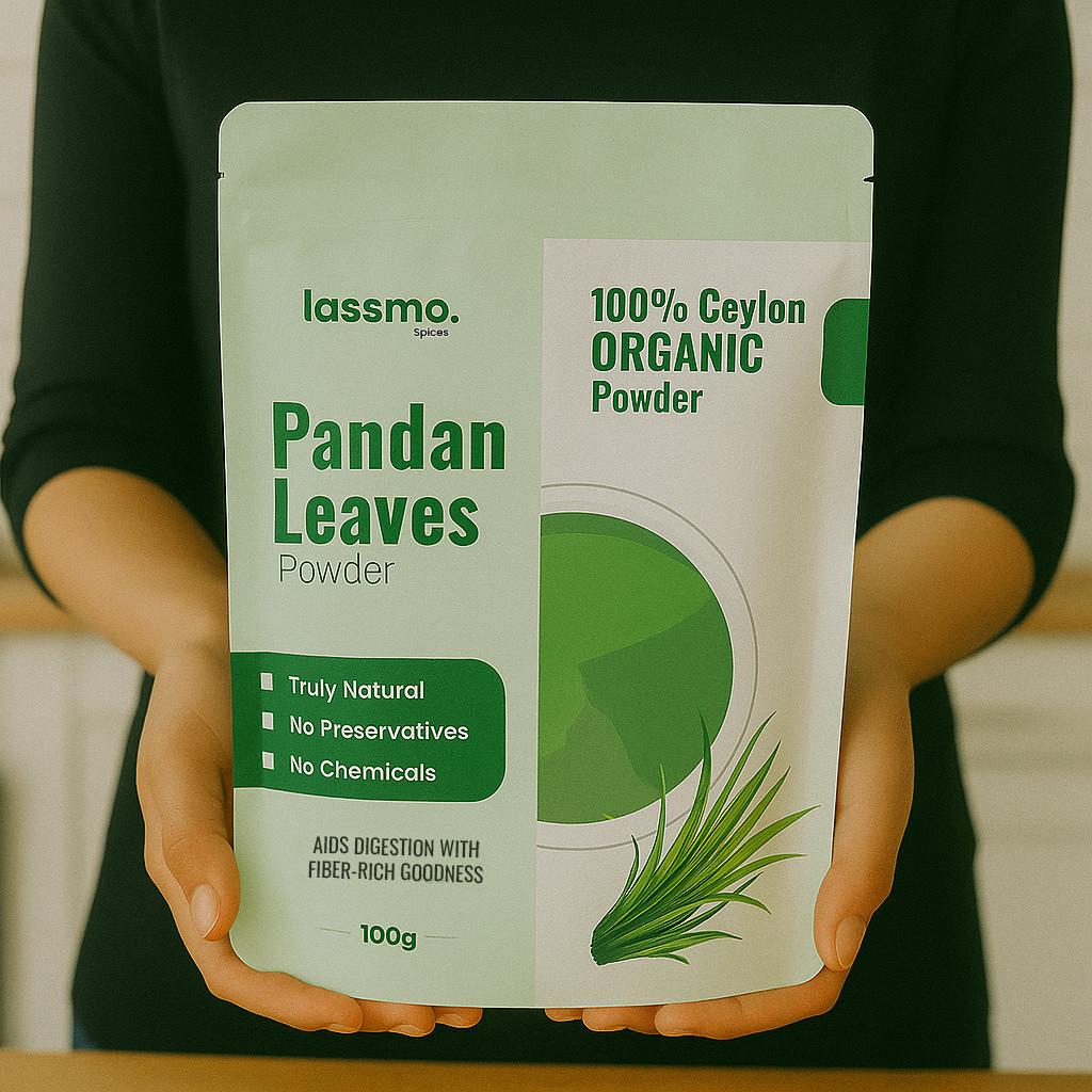 Ceylon Pandan Leaves Powder Pandanus Screw pine Herb Tea Aromatic Cooking Spice