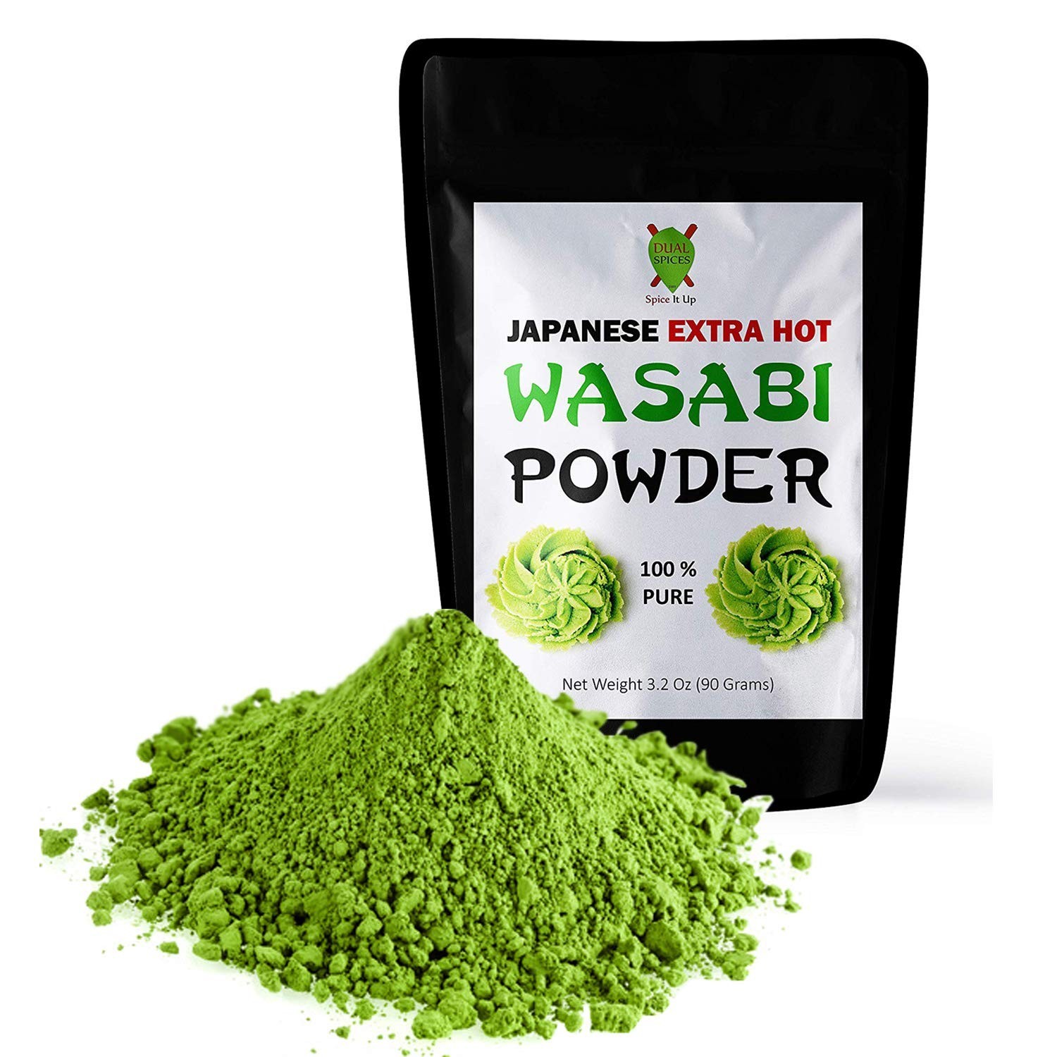Japanese Wasabi Powder 3.2 Oz (90 Grams) Extra Hot – No Fillers – 100% Pure