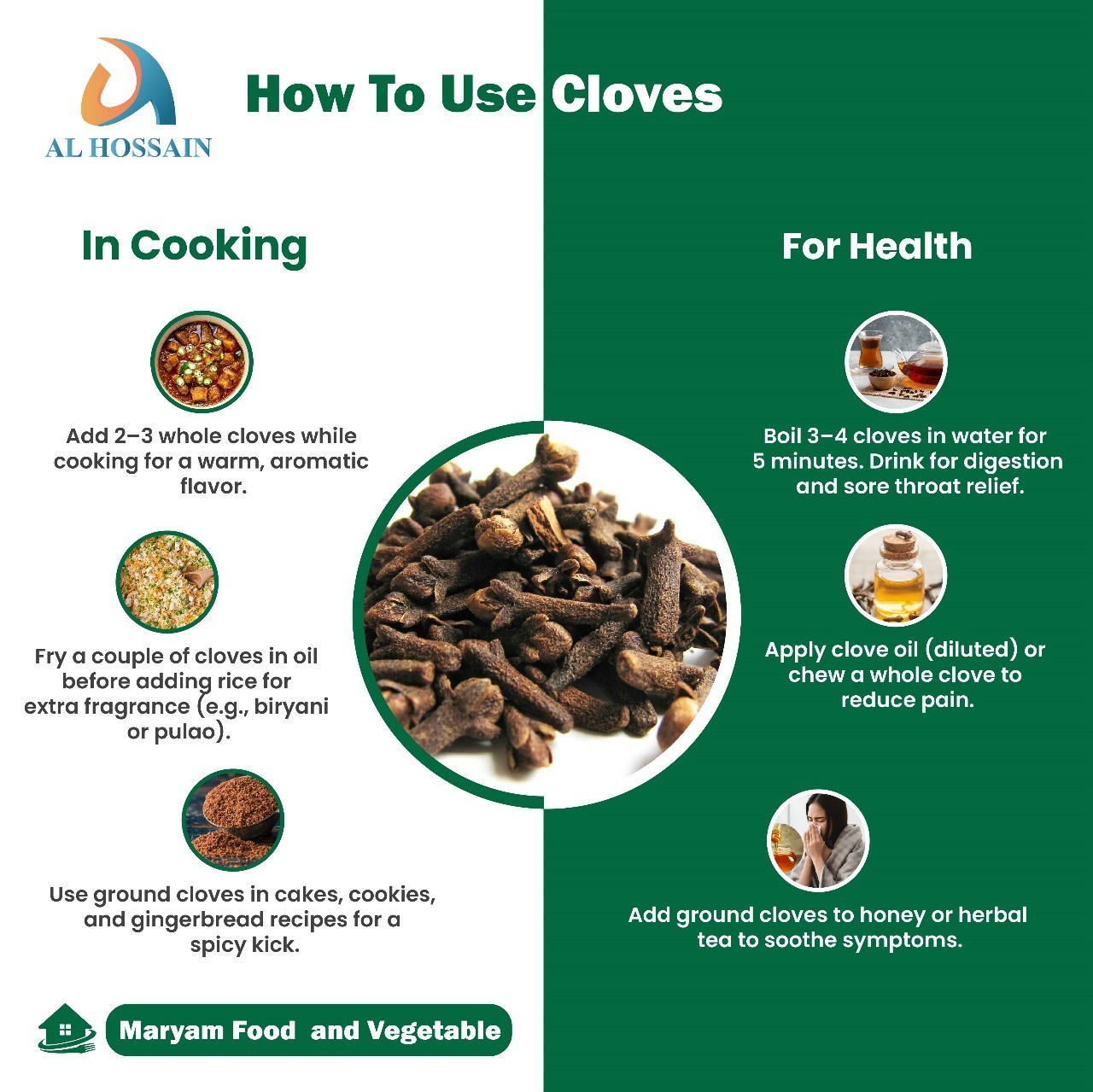 Whole Cloves 500g / 5kg Bulk | Premium Natural Clove Spice for Cooking & Baking