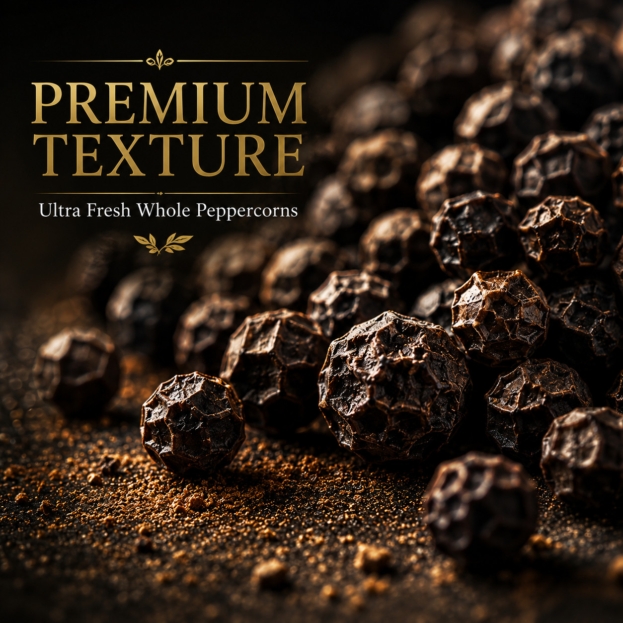 Premium Ceylon Black Pepper Whole Peppercorns Handmade Sri Lankan Spice