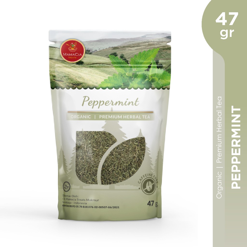 Peppermint Herbal Tea 47g | Organic Loose Leaf | Caffeine Free