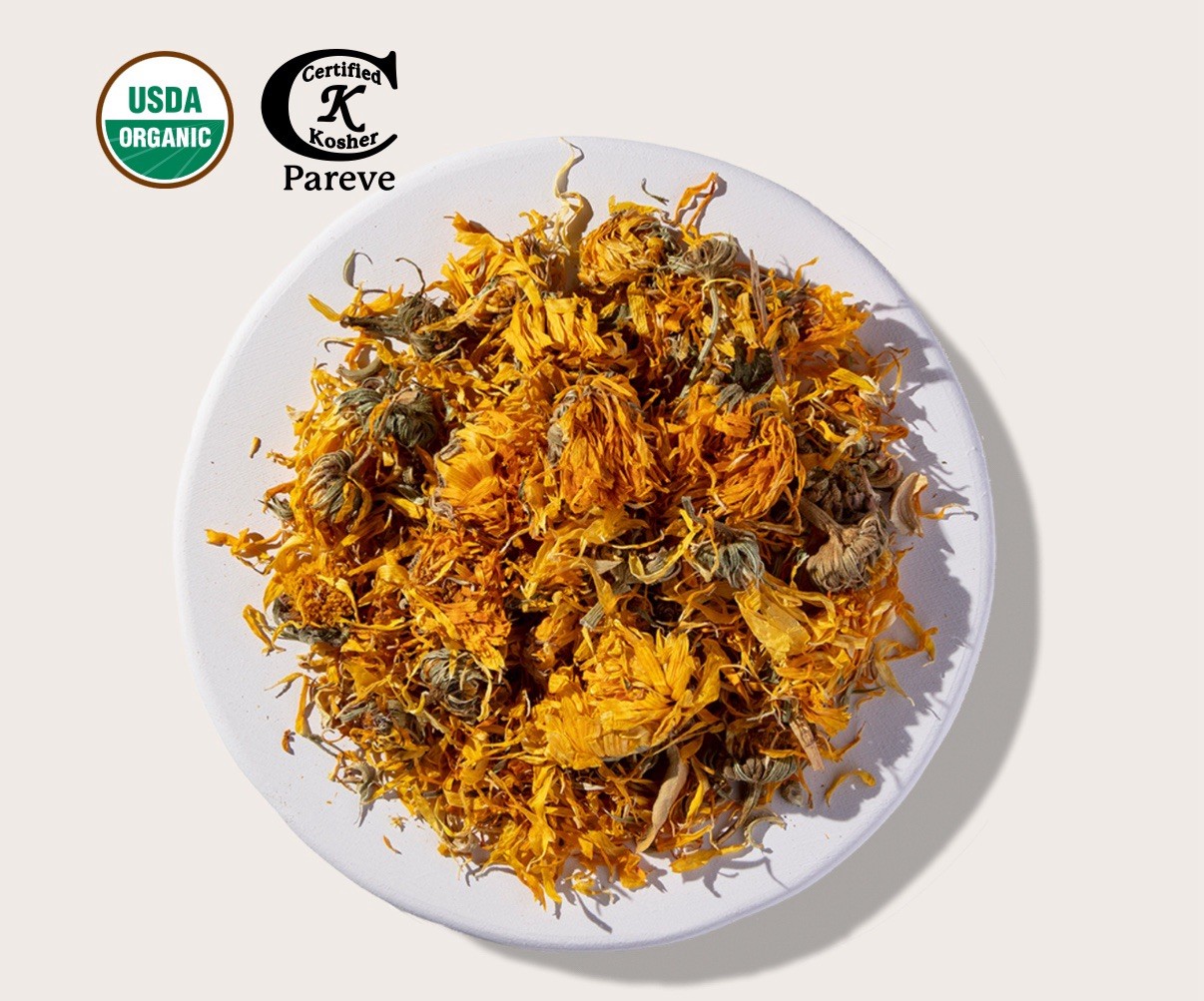Starwest Botanicals Calendula Flowers Whole Organic 1 lb Bag