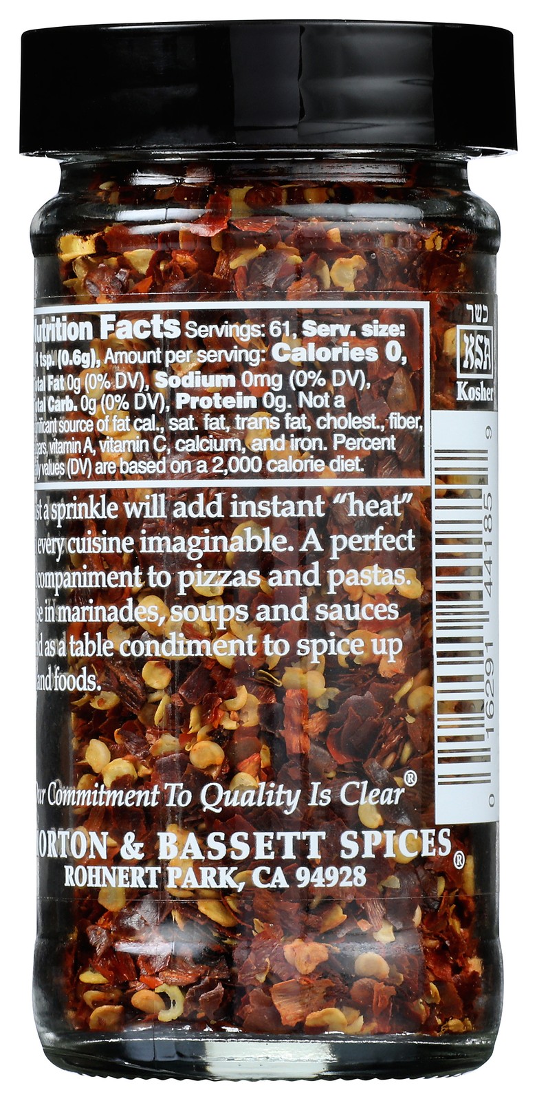 Red Chili Flakes Morton & Bassett 1.3 Oz Spice Seasoning 3 Pack