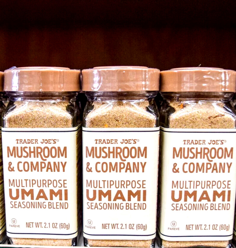 4 X Trader Joe’s Mushroom & Company Multipurpose Umami Seasoning Blend 2.1 oz ea