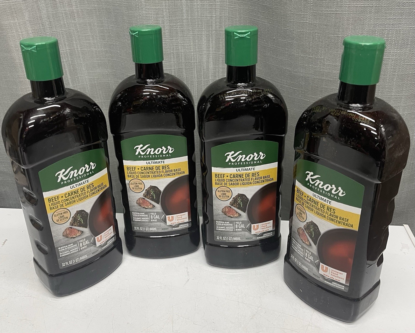 Knorr Professional Ultimate Liquid Boullion Concentrated Beef Base 32 Oz -4 Pack