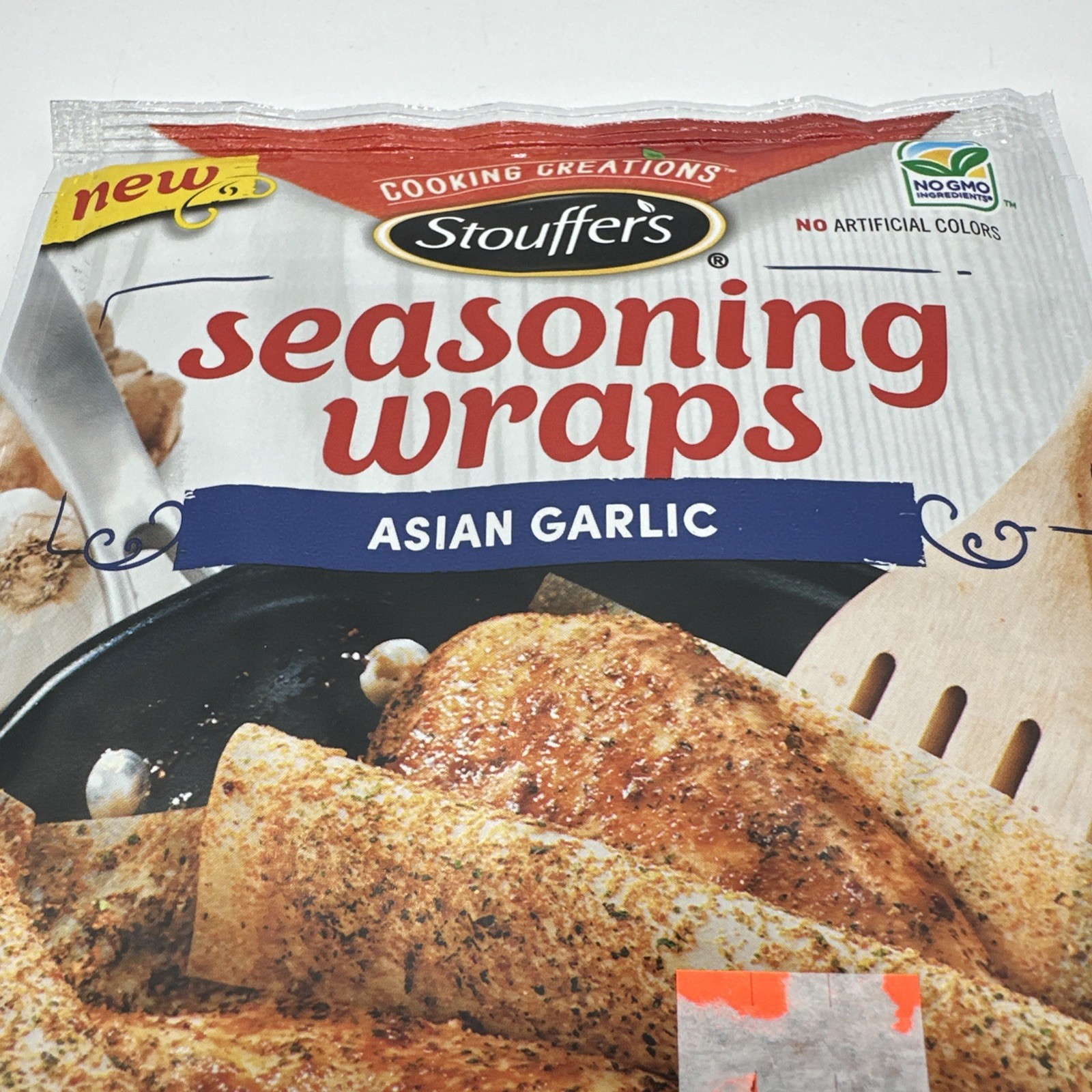 Stouffer’s Seasoning Wraps ASIAN GARLIC 0.78oz BB 2018 Discontinued
