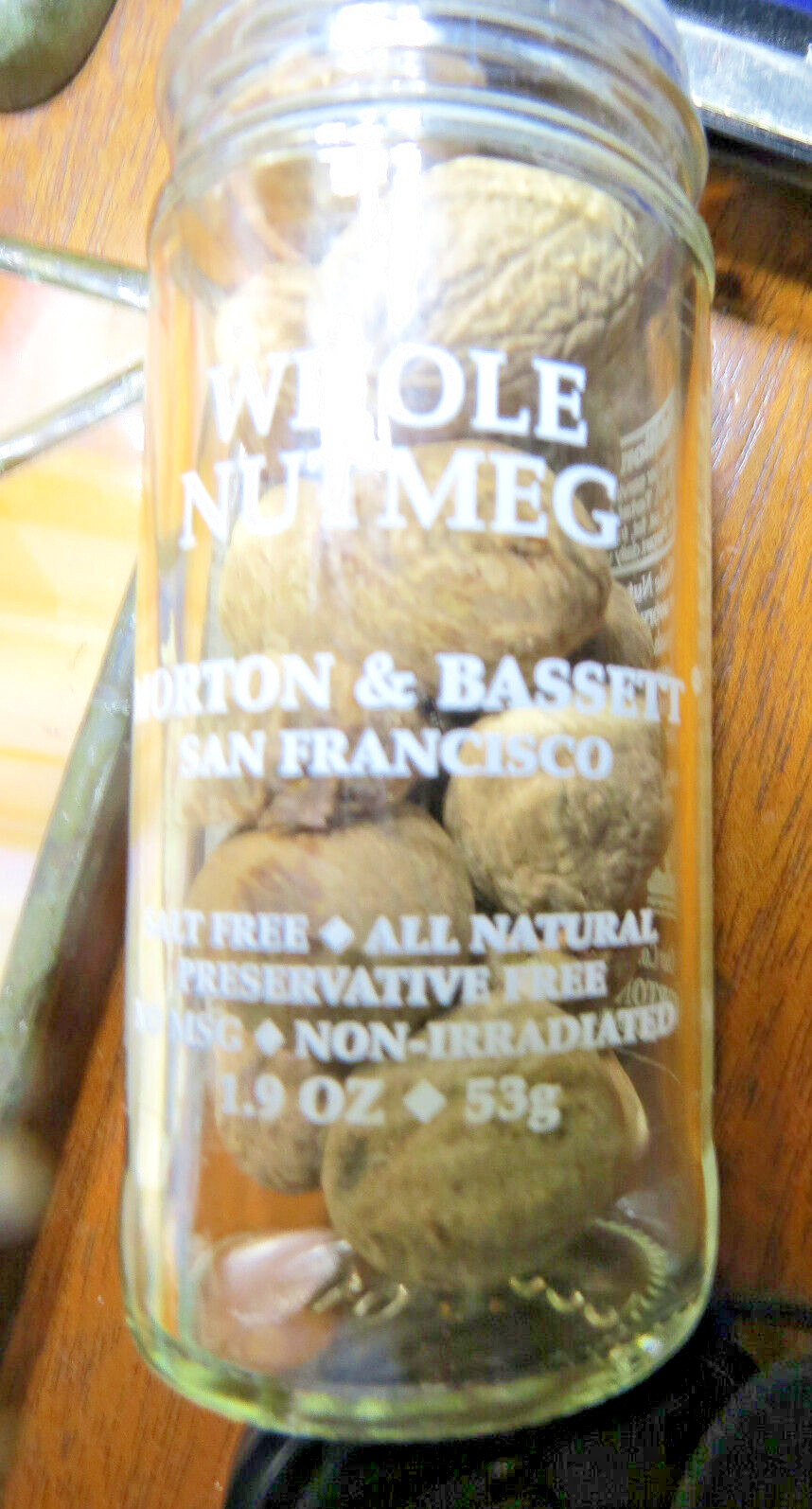 WHOLE NUTMEG MORTON &BASSETT SAN FRANCISCO NEW 1.9 OZ
