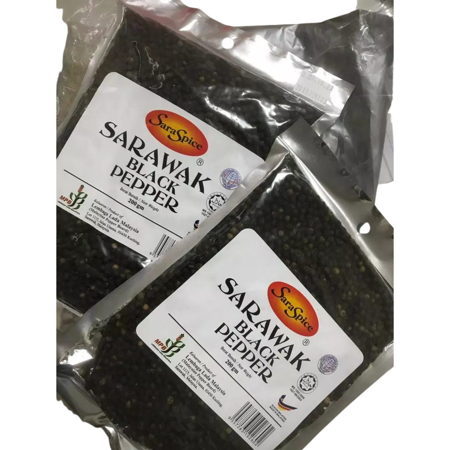 2X Saraspice Pure White Pepper Peppercorn Sarawak Spice/Berry 200g Free Shipping