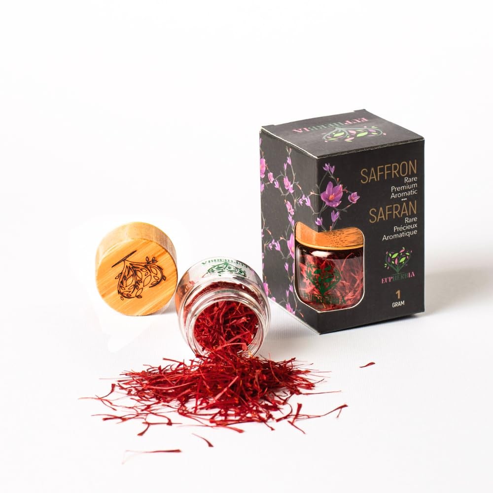 Saffron, Grade A+ All Red Saffron Threads, Pure, Premium, Aromatic, 100% Natu…