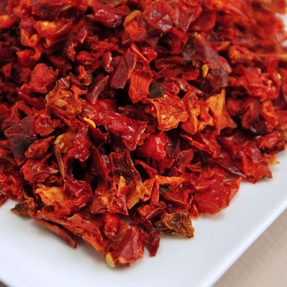 Dried Red Bell Pepper 4oz – Ideal for Soups, Stews, Sauces, Stuffing & More