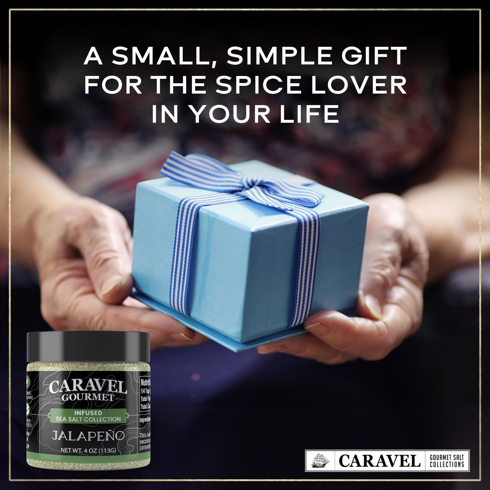 Spicy Sea Salt Gift Pack – 2-Flavor Spicy Cooking Salts Bundle, 4 oz Jar Each…