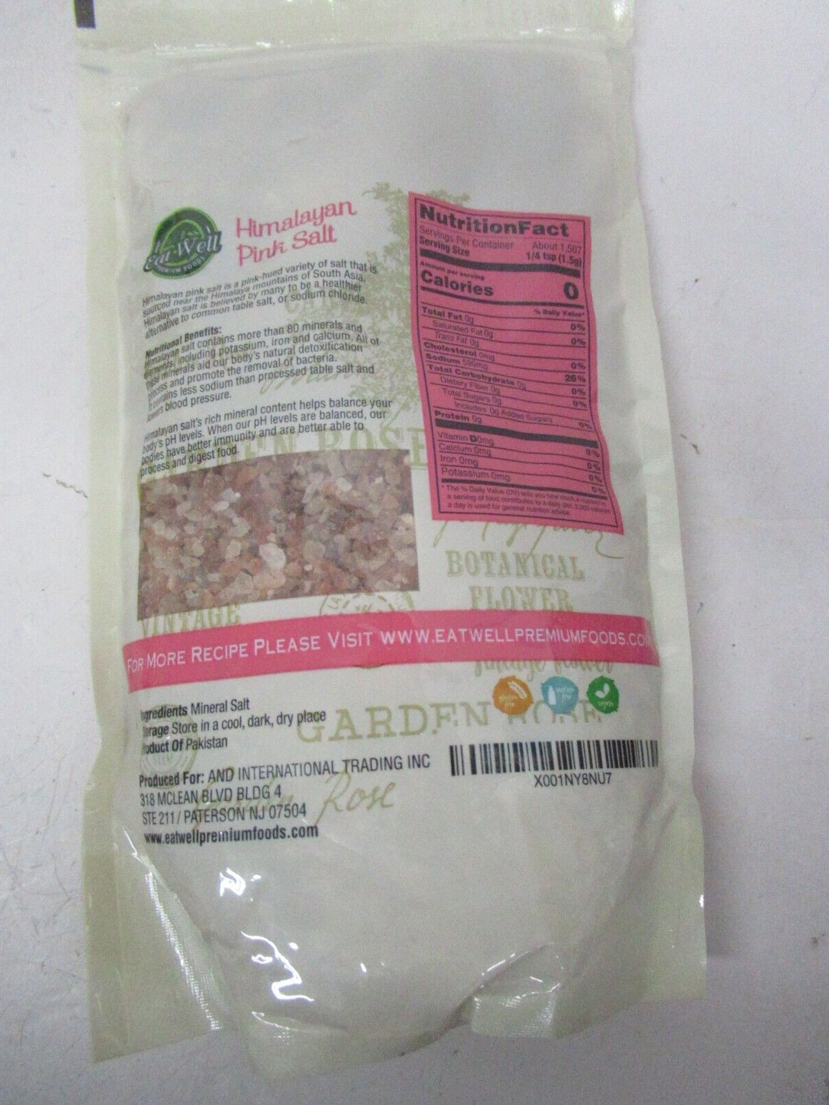 Whole Black Peppercorns 12oz & Himalayan Pink Salt (Coarse Grain) 2 lbs