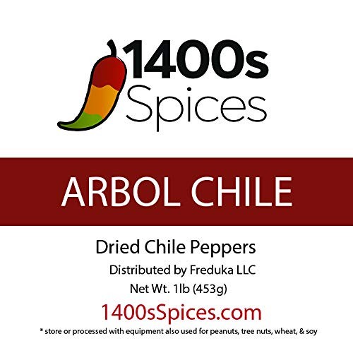 1lb Chile de Arbol Food Service Size S17. Dried Arbol Whole Chilies Peppers, …