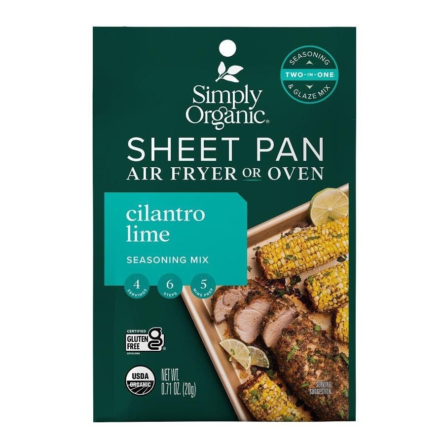 (Pack of 12) Simply Organic Seasoning Salt Blend with Cilantro Lime Spic 0.71 Oz