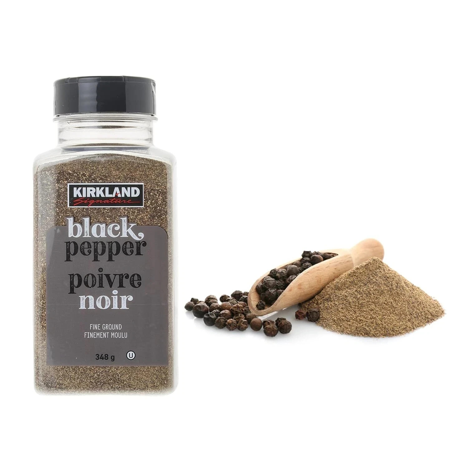 Kirkland Signature Fine Ground Black Pepper, 12.3 Oz (348g)