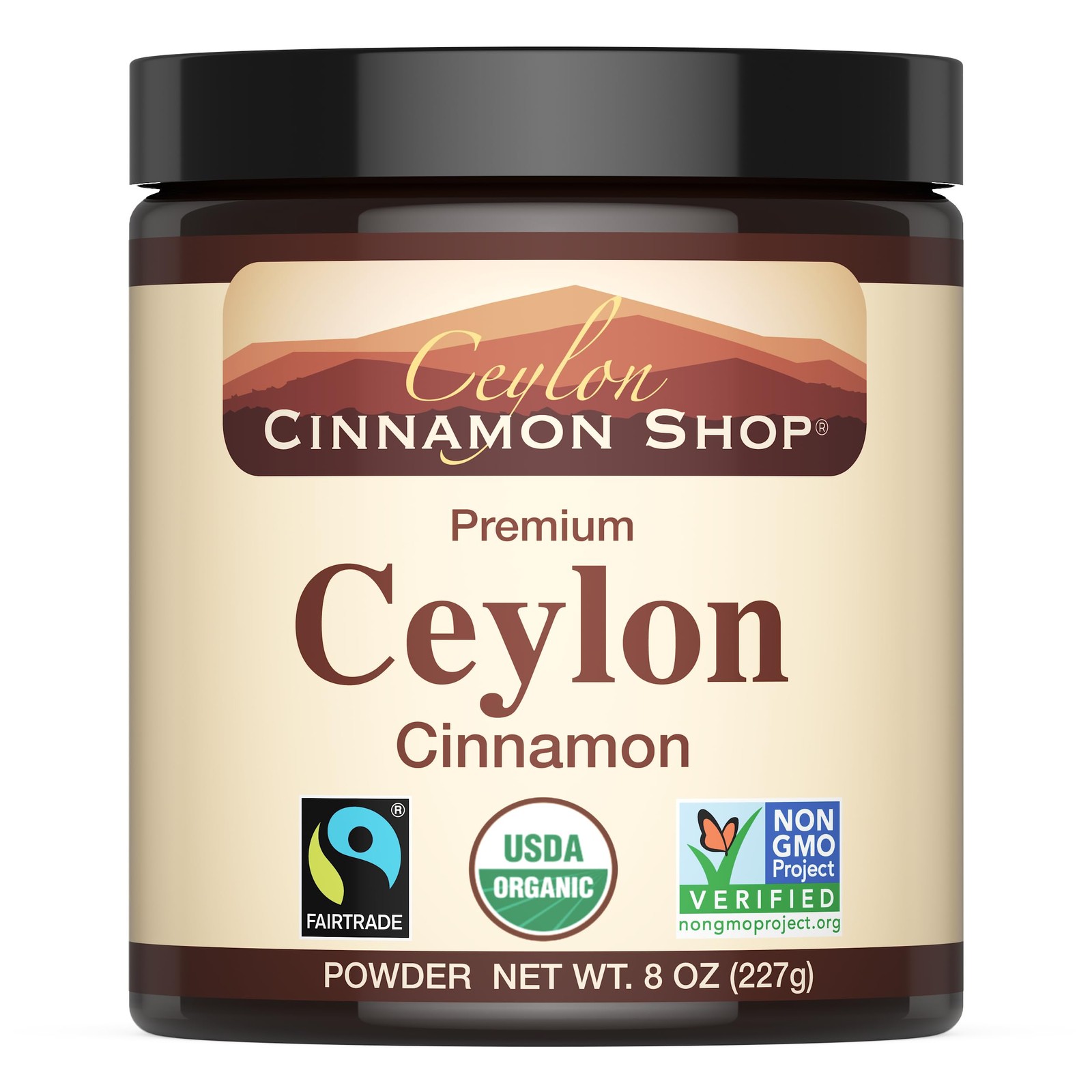 Organic Ceylon Cinnamon (100% Certified) Powder, 8 Ounces