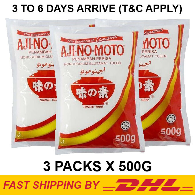 Aji-No-Moto Monosodium Glutamate Umami seasoning 3 Packs X 500g