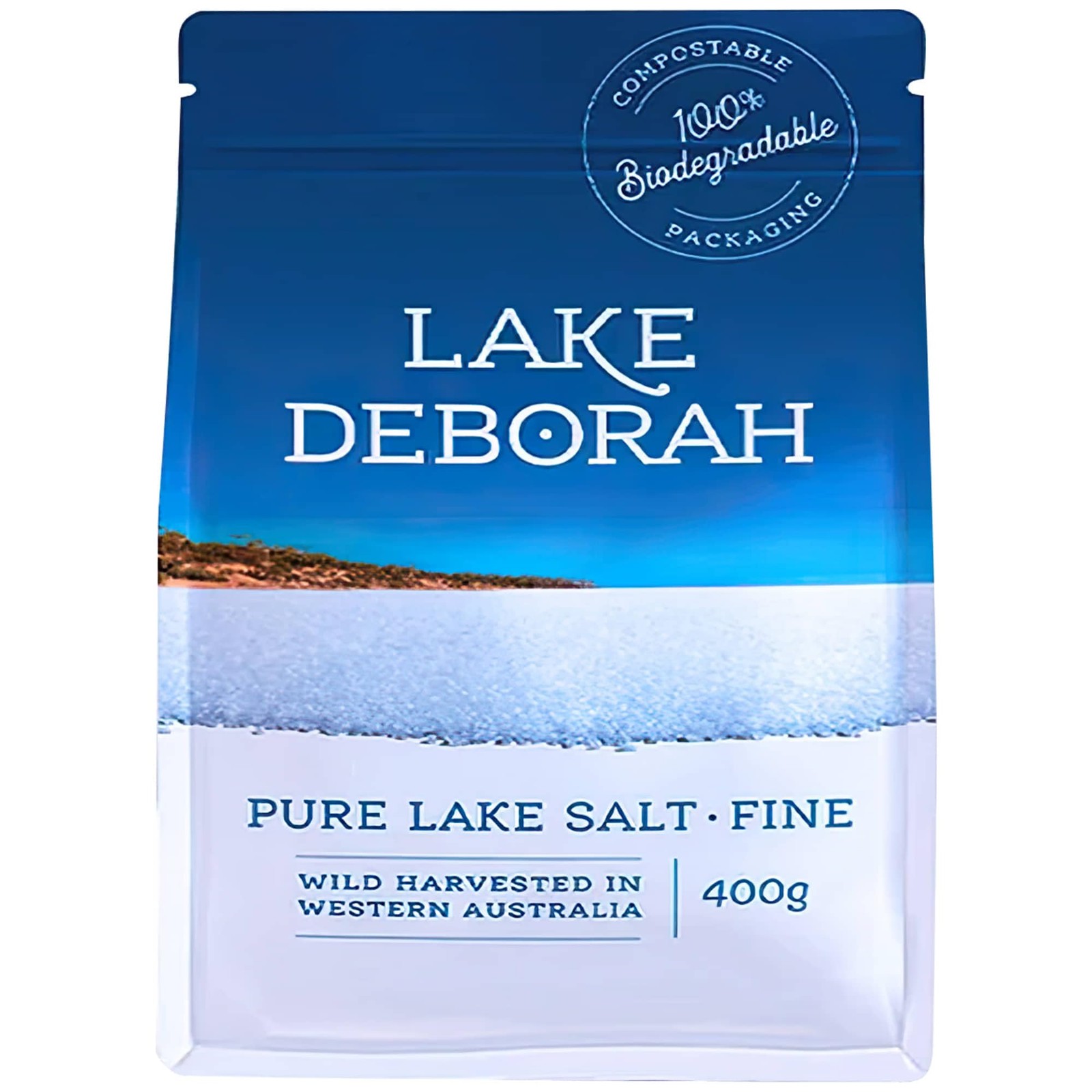 Pure Mineral Salt from Lake Deborah, Australia – Wild 14.1 Ounce (Pack of 1)