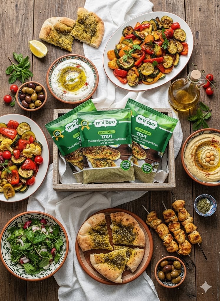 Authentic Israeli Za’atar Spice 4-Pack 320g Kosher Gluten-Free Middle Eastern