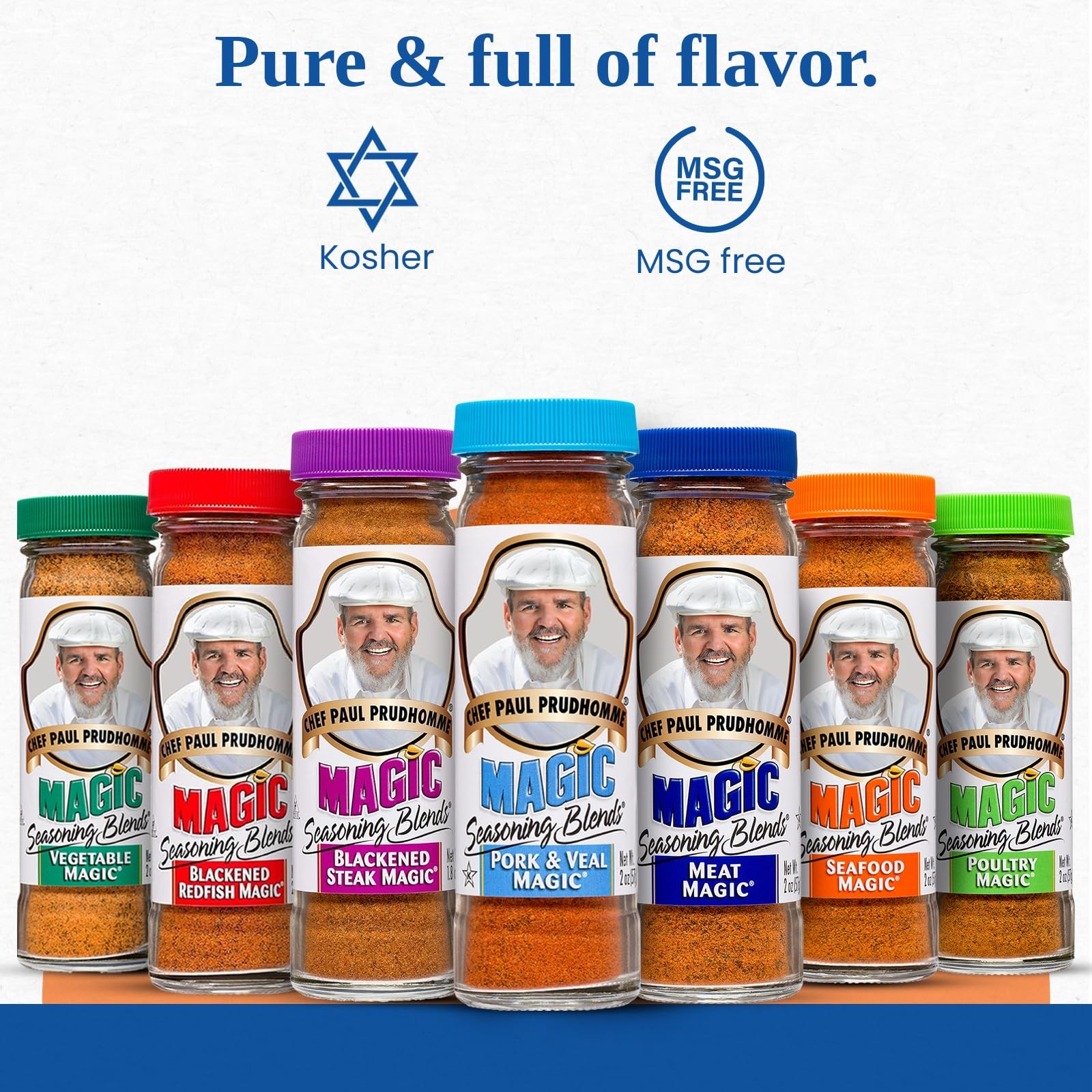 Chef Paul Magic Seasoning Blends Seafood 2 Ounce (Pack of 7)