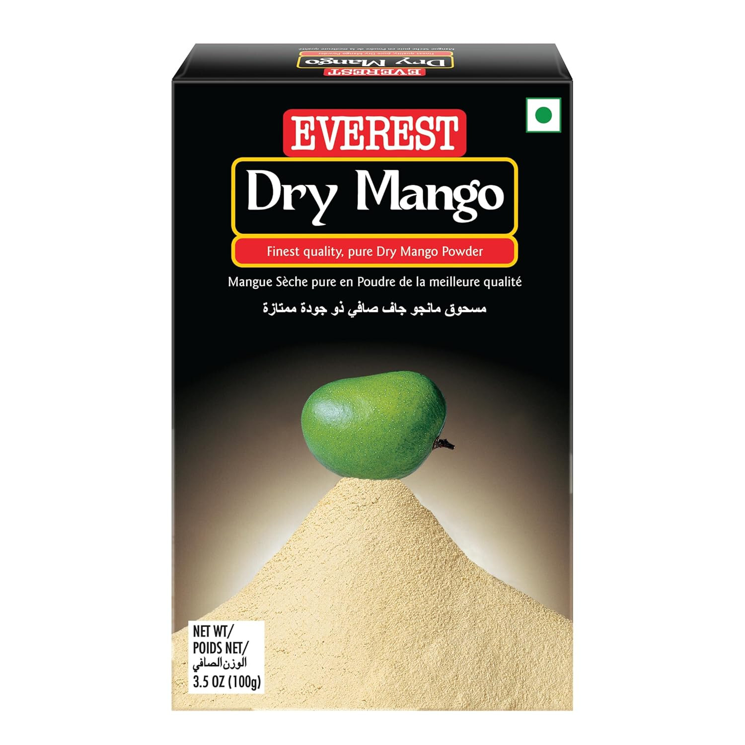 Everest Amchur Powder, Raw Mango Powder Carton, Dried, 100 Gm