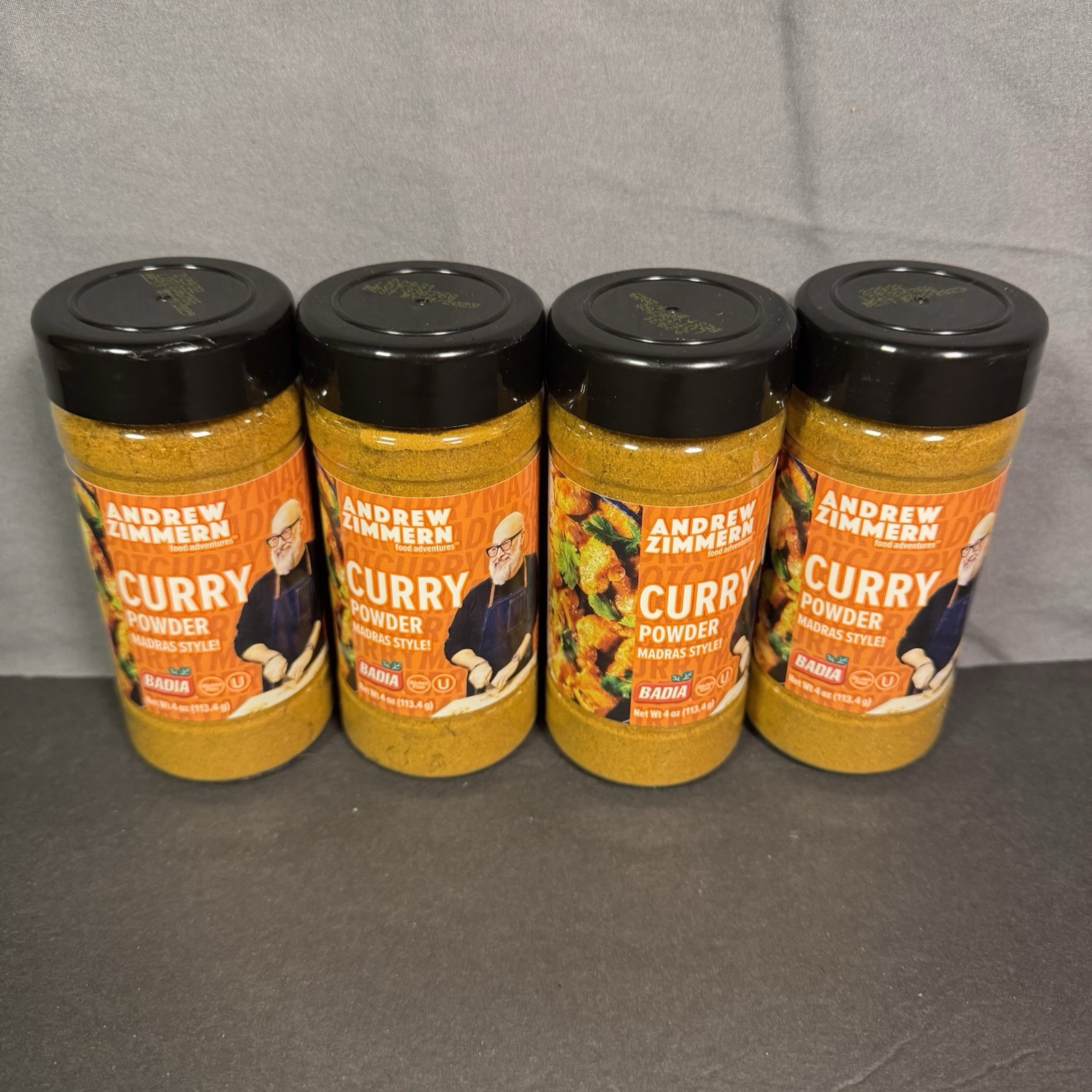Andrew Zimmern Curry Powder Madras Style – 4 oz Badia (Lot Of 4) Exp 11/2029🔥