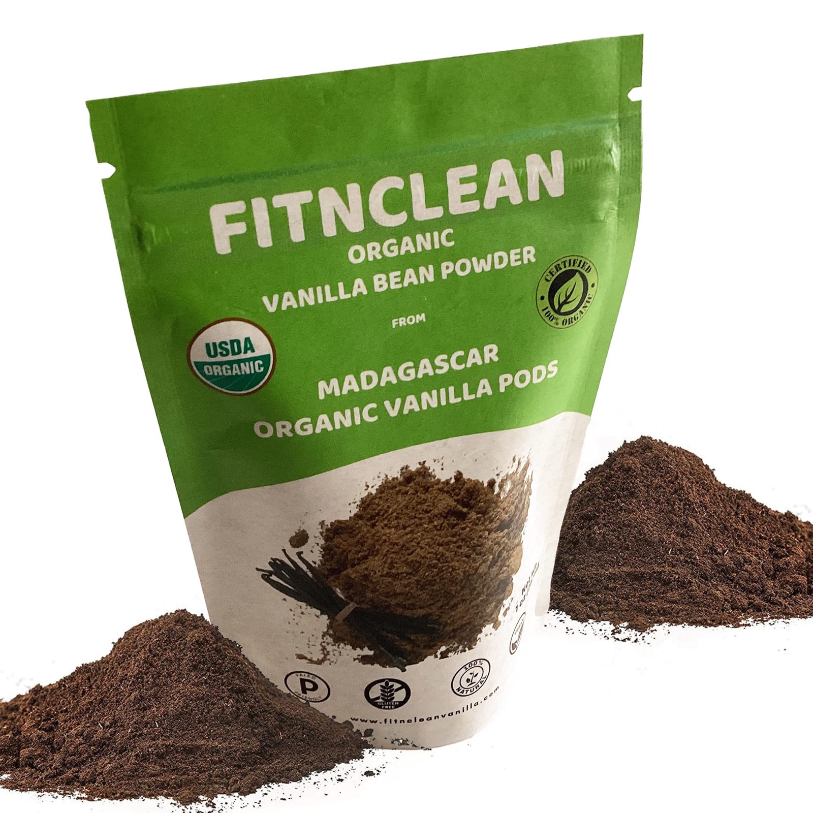 1oz Organic Madagascar Vanilla Bean Powder. Certified USDA Organic. Ground wh…