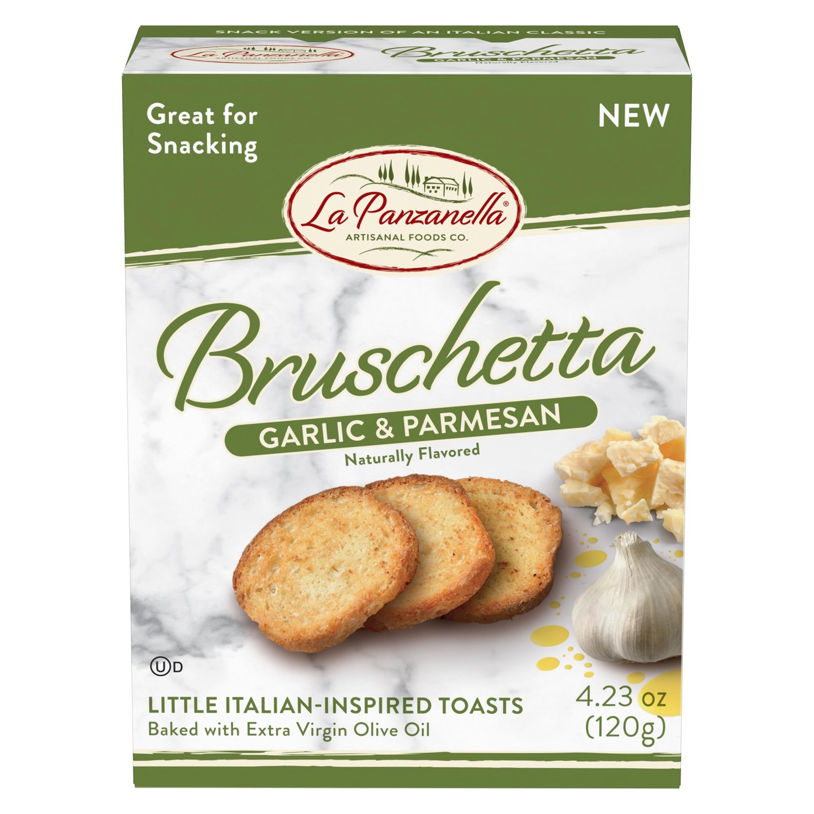 La Panzanella Garlic Parmesan Bruschetta Crackers Italianinspired Toasts 4.23oz