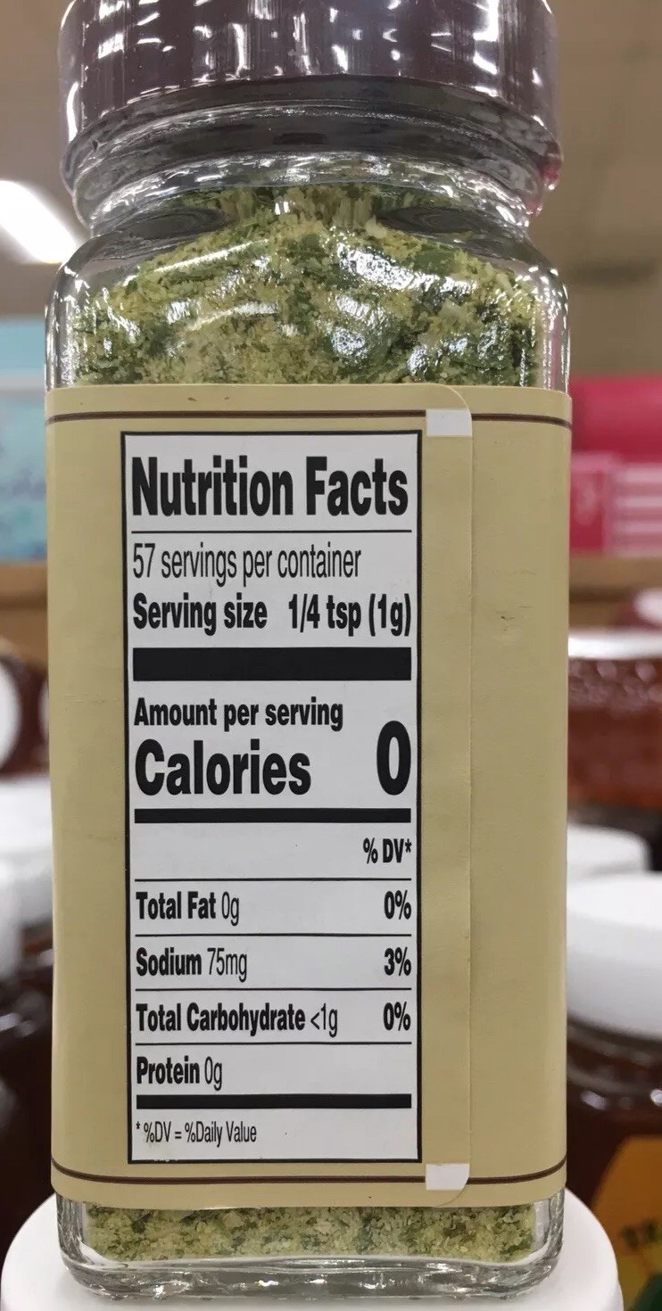 Trader Joe’s Onion Salt Seasoning Blend (Spice), 2.0oz (57g)