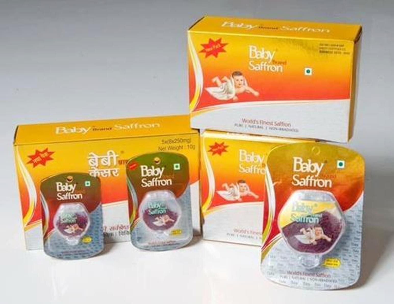 20x 1g Saffron 20 Packs of 1g Baby Brand Pure Organic Kashmir Spice Kesar Zafran