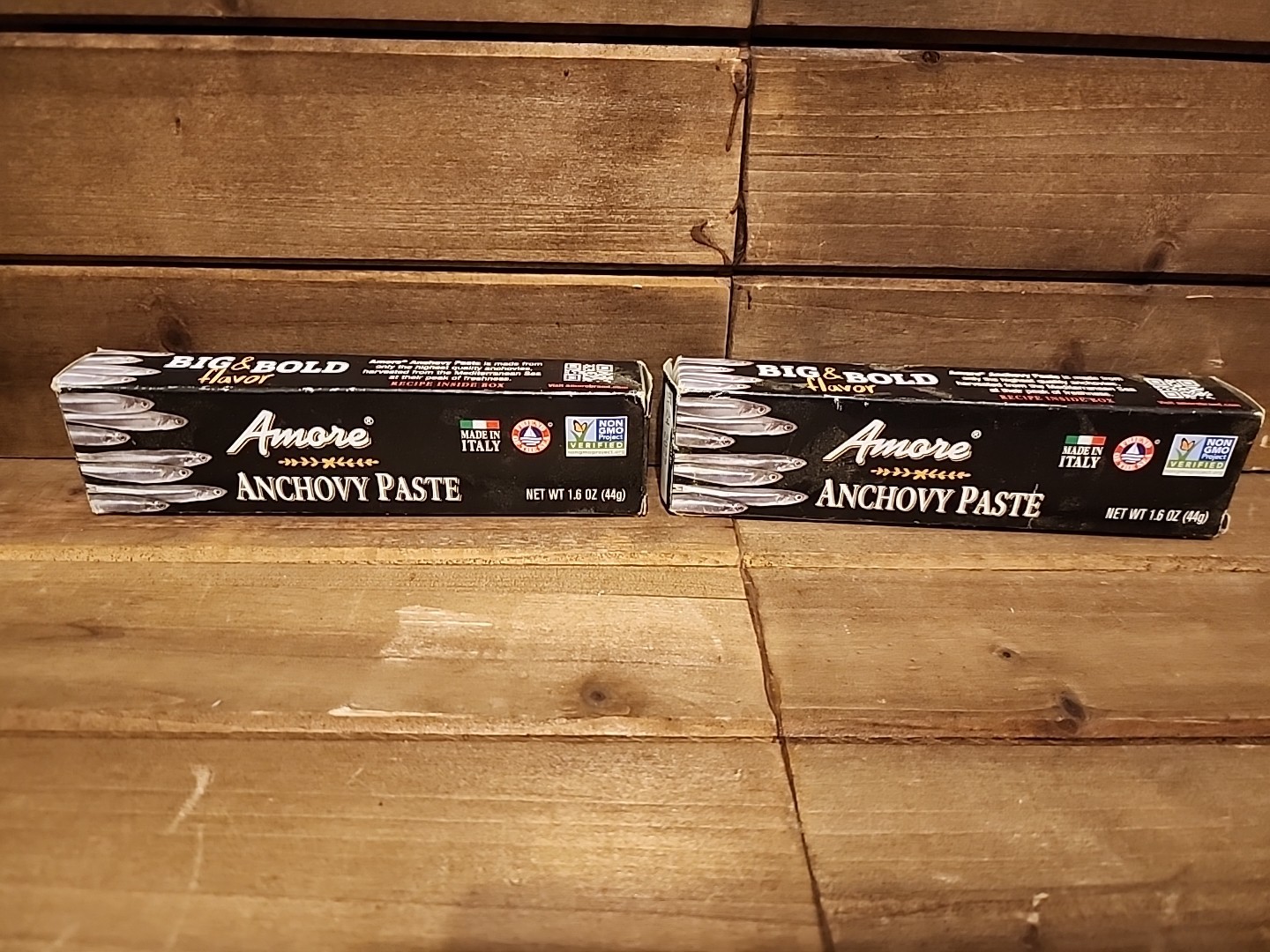 Amore Anchovy Paste – Made in Italy – 1.6 oz (Pack of 2) BB 01/2027
