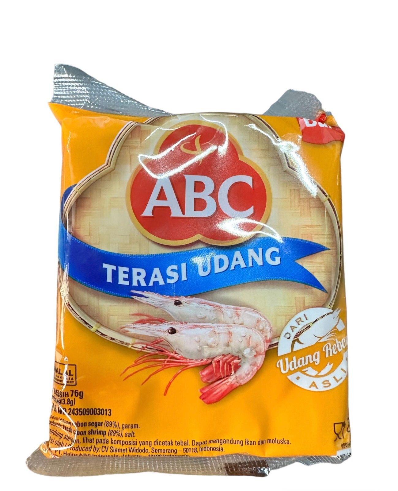 [ABC] Sambal Terasi Shrimp Paste Chili Rich in Taste 10Pcs @20Sachets @3.8gr