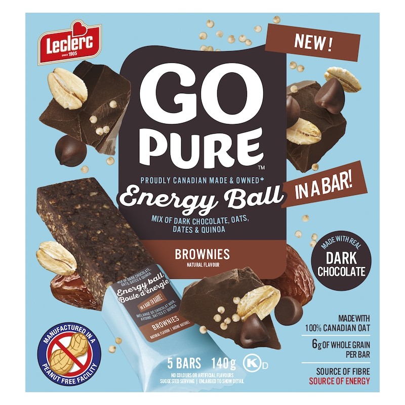2-Pack Leclerc Energy Ball In A Bar Brownies
