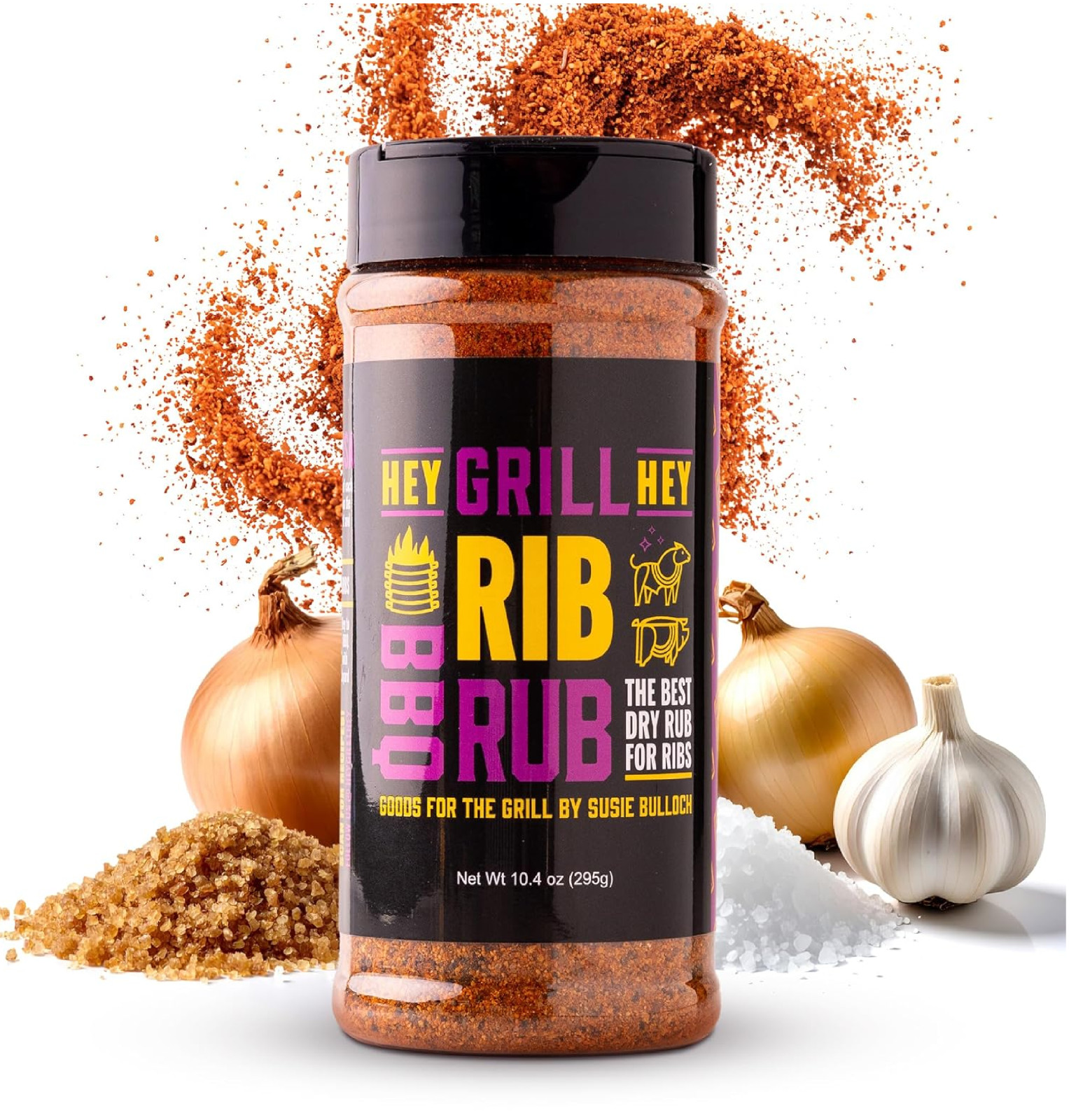 Hey Grill Hey | Rib Rub | BBQ Rub | Rib Seasoning | Beef & Pork Seasoning | BBQ