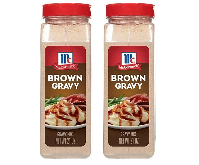 2 pack McCormick Brown Gravy Mix 21 oz. FREE shipping