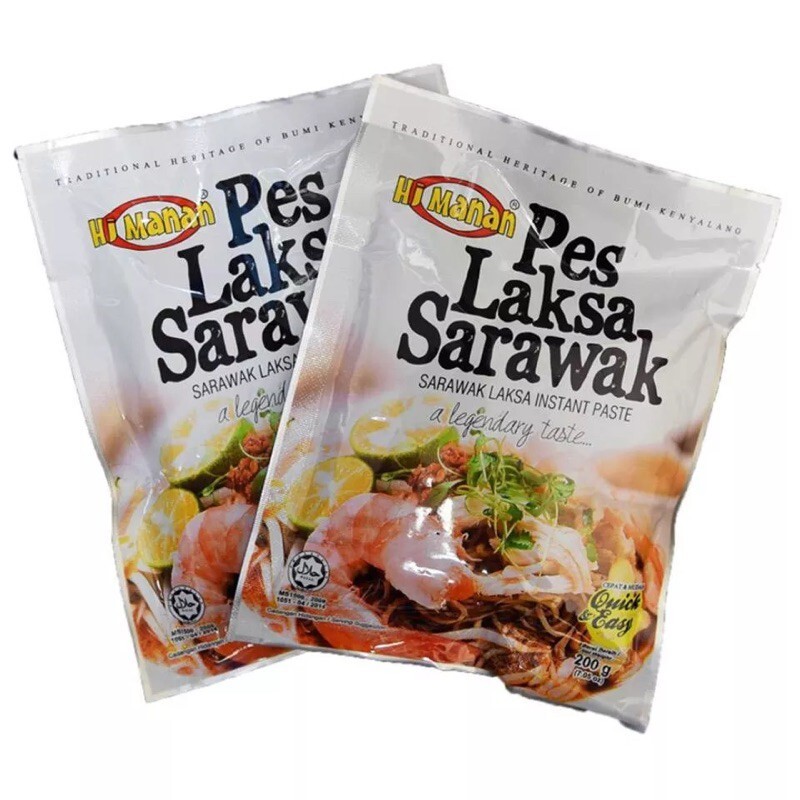 4 X Pes Laksa Sarawak Hj Manan 200g – SARAWAK FAVOURITE