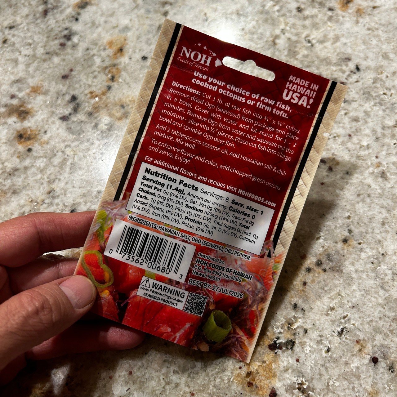The Original (Hawaiian) Poke Mix [NOH] – (0.4 oz) The Original (Hawaiian)