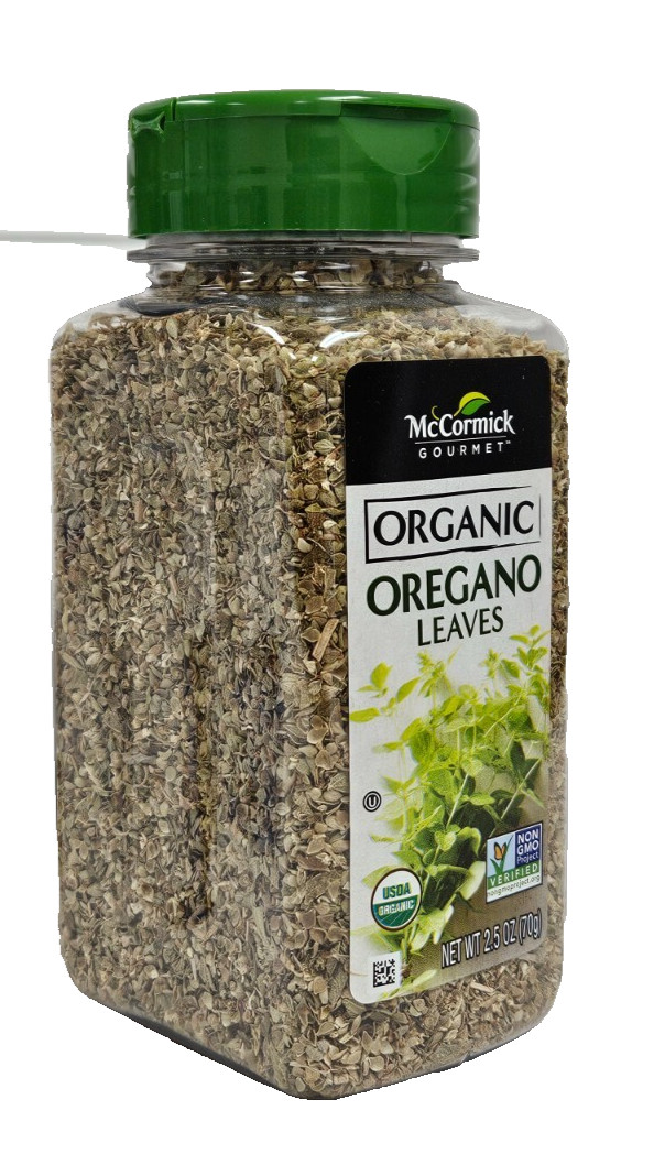 McCormick Gourmet Organic Oregano Leaves Seasoning Spice Mix Non GMO Exp 09/2026