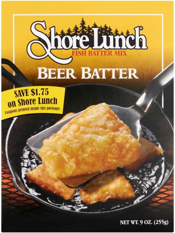 Shore Lunch Beer Batter Mix for Fish & Chicken 9 Oz Pack of 10