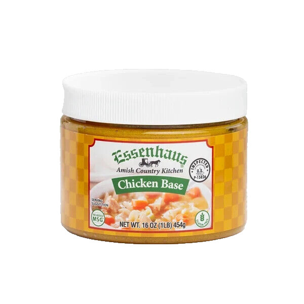 Das Dutchman Essenhaus Chicken Base 16 oz Jar 4 Pack Amish Country Middlebury IN