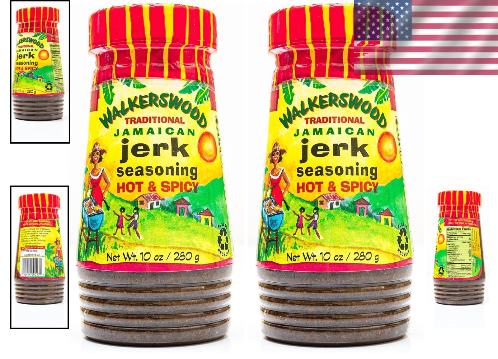 Liquid Jamaican Jerk Seasoning – Spicy & Flavorful, Pack of 2 – 10 oz Each